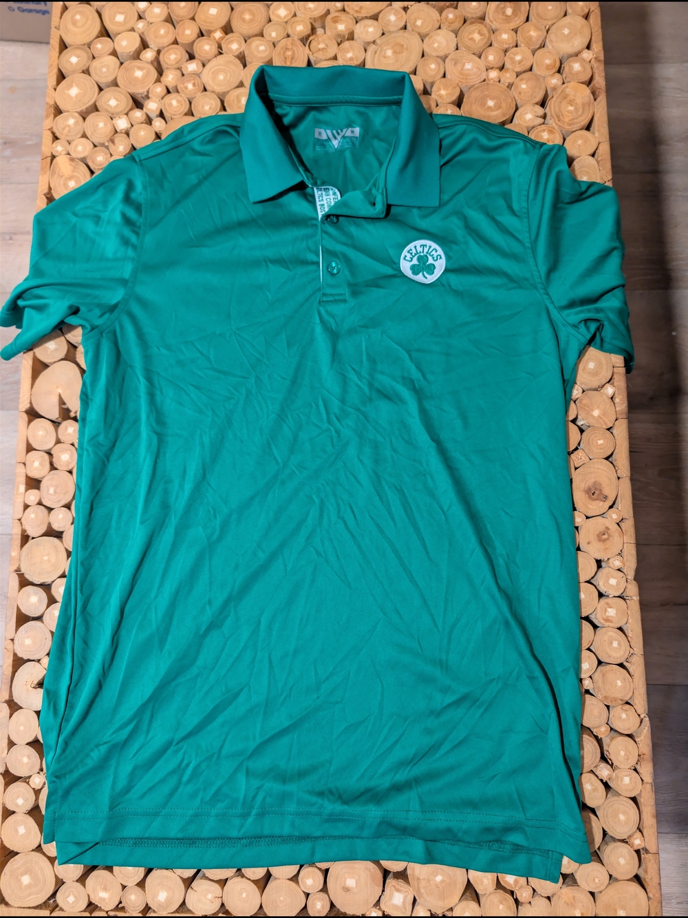 LevelWear Green Celtics Polo